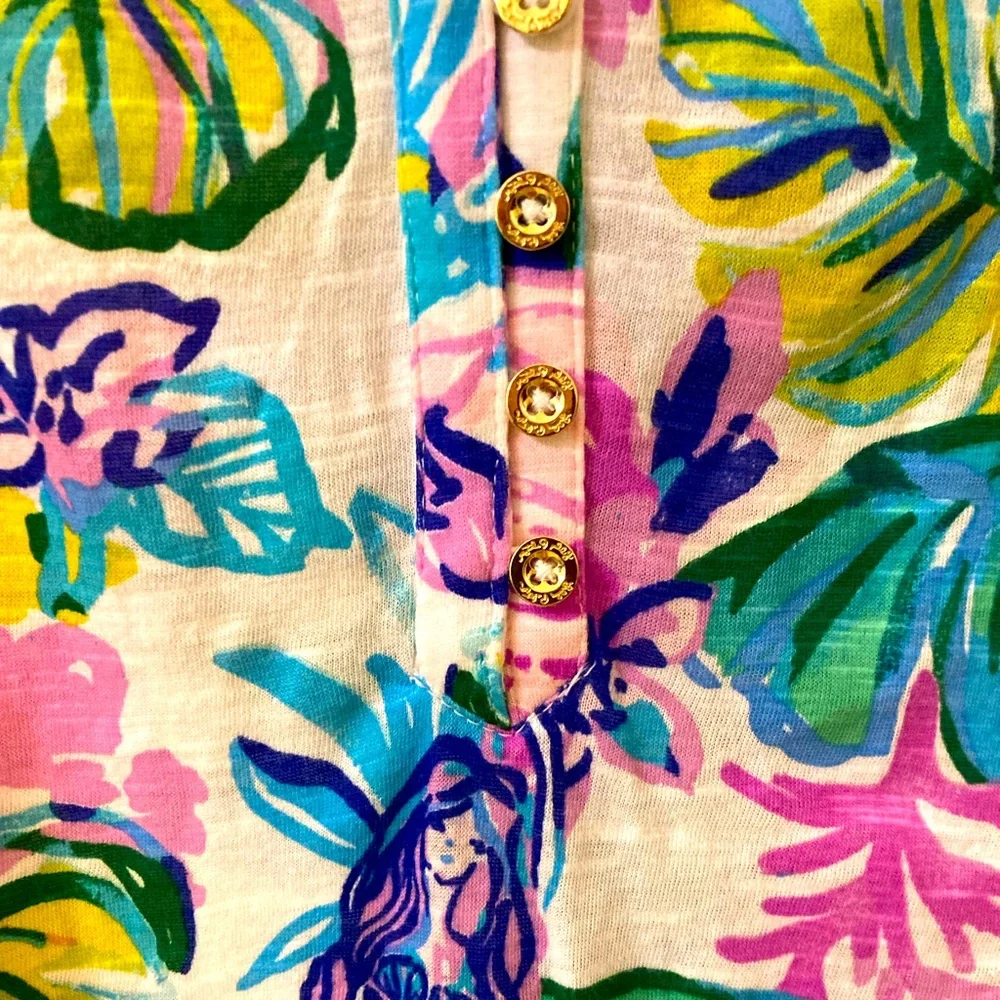 Lilly Pulitzer Floral Tank Top - Multicolor - Picture 2 of 6